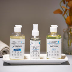 DR. LIFT gel de ducha antibacteriano, textura cremosa para sentirse renovado