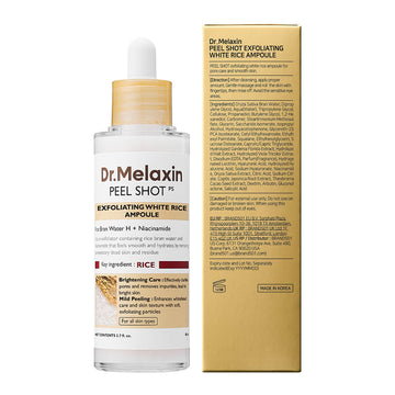 Dr.Melaxin Peel Shot Glow, cuidado equilibrado que hidrata y clarifica la piel