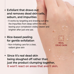 Dr.Melaxin Peel Shot Glow: niacinamida y arroz para tono uniforme.