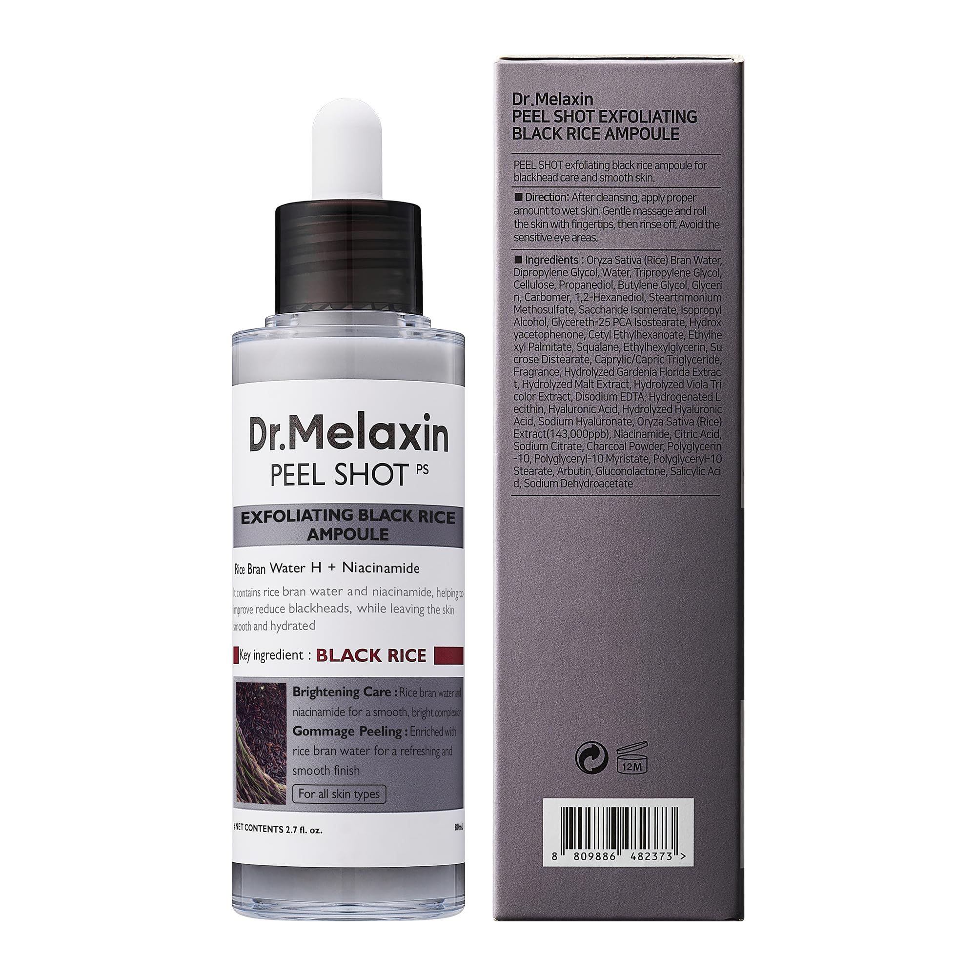 Dr.Melaxin Peel Shot Glow: piel radiante tras uso constante.