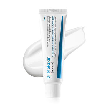 Dr.Melaxin TX crema textura cremosa para piel más suave.