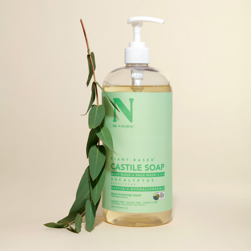 Dr Natural Jabón Castilla líquido – mascotas, limpieza suave para pelaje y piel.