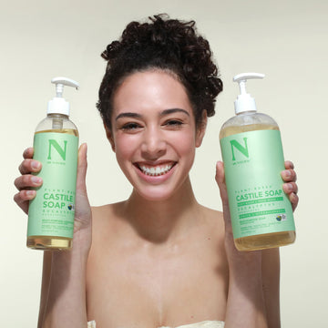 Dr Natural Jabón Castilla líquido – piel sensible, cuidado suave para la familia.
