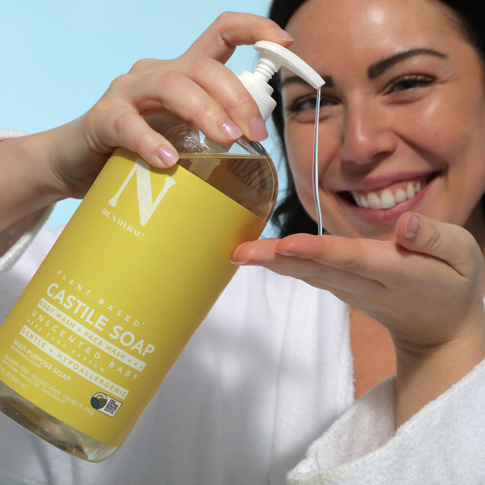 Dr. Natural shampoo clarificante limpia el cabello sin irritar