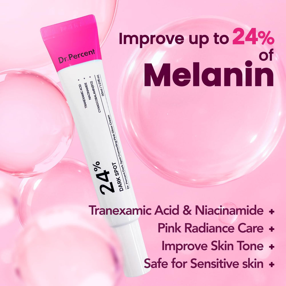 dr.percent textura crema sin irritación en primer plano, ideal para uso nocturno