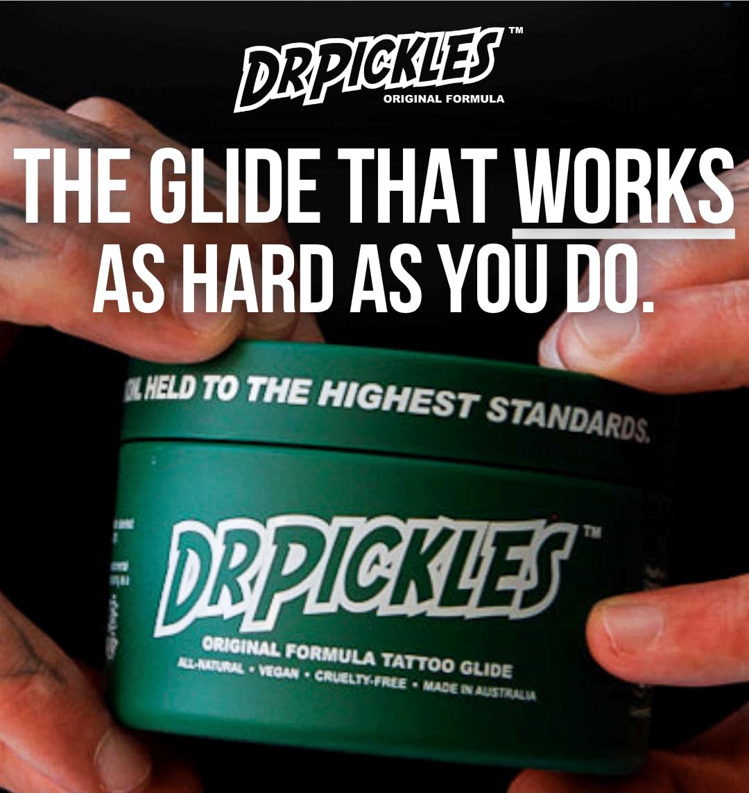 Dr Pickles Original Formula aplicación suave facilita sesiones largas en piel.