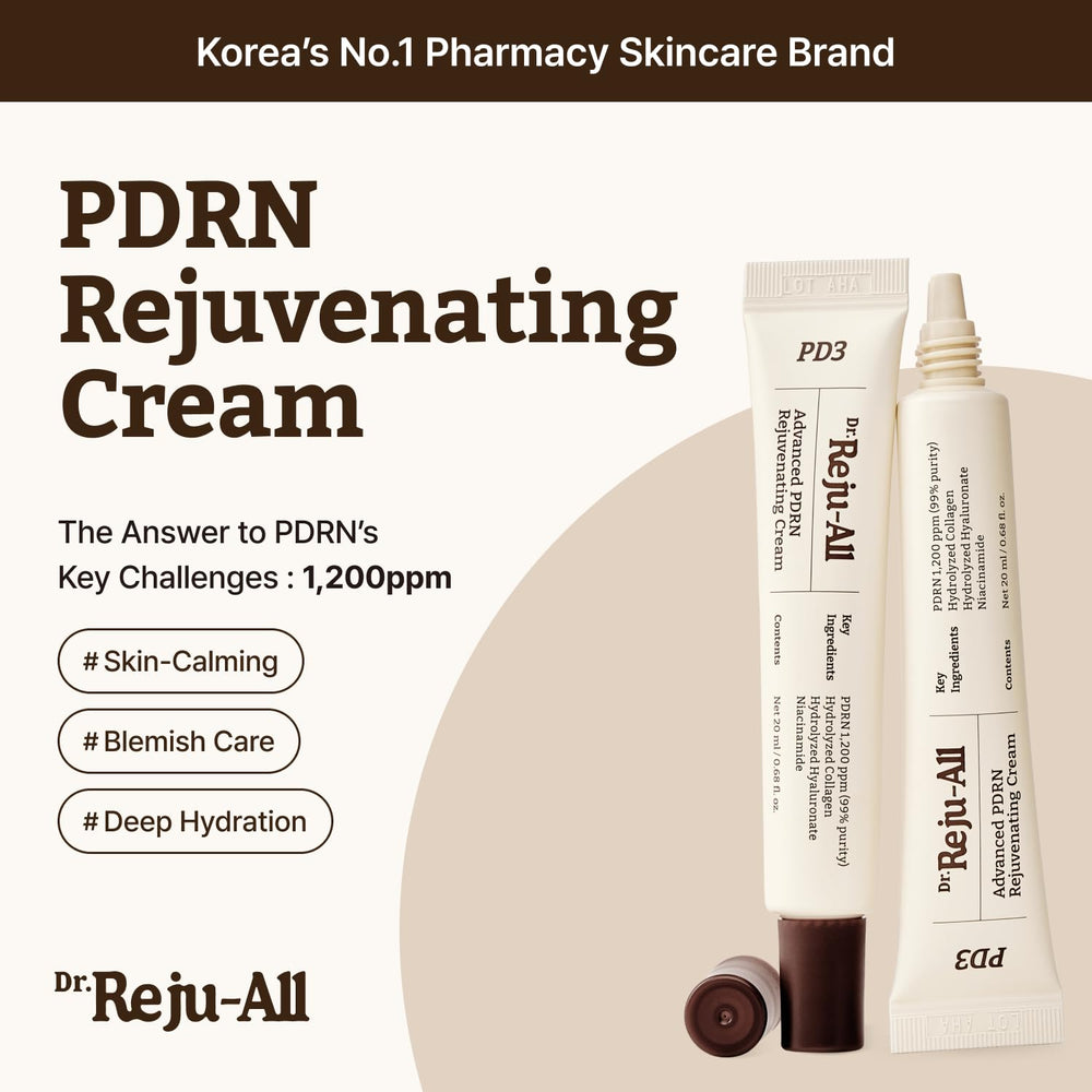 Dr. Reju-All crema PDRN salmón DNA, textura gel ligera para uso diario