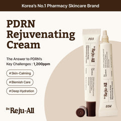 Dr. Reju-All crema PDRN salmón DNA, textura gel ligera para uso diario
