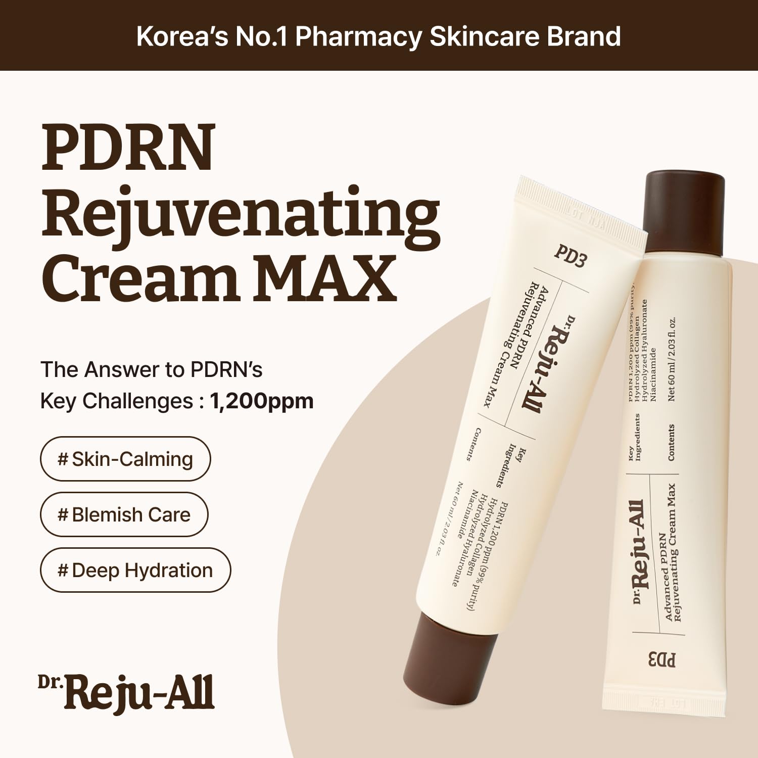 Dr. Reju-All gel ADN saumon 99% pur, texture légère et hydratante.
