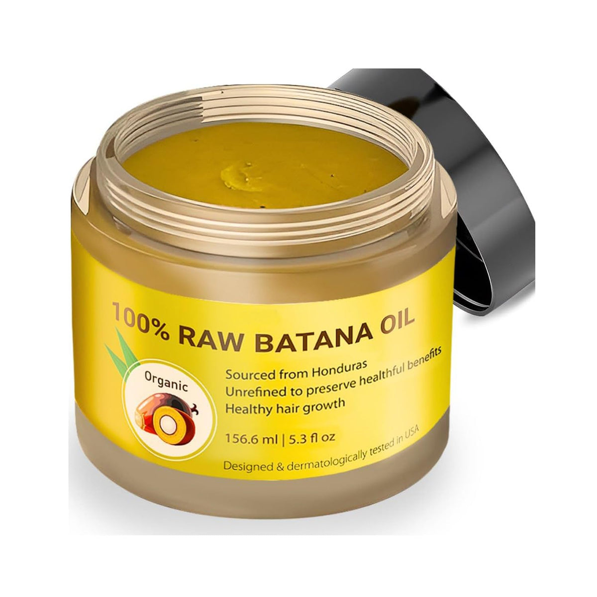 Dr. Sebi Batana Oil: botella pura para estimular el crecimiento del cabello