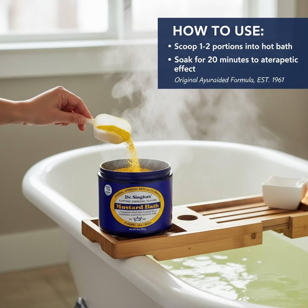 Dr. Singha's sal de baño, hidroterapia para todo el cuerpo.
