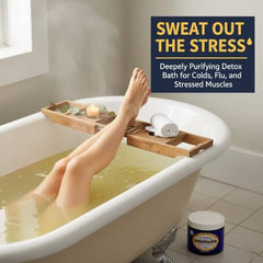 Dr. Singha's sal de baño con ingredientes orgánicos, enfoque natural para detox suave.