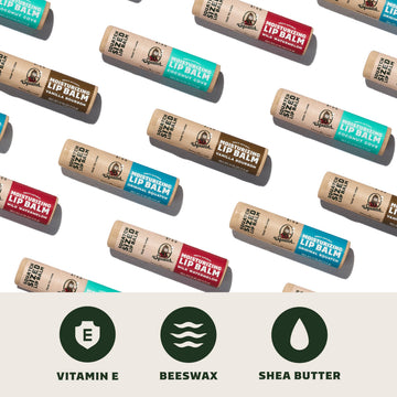 Dr. Squatch balsamo labial menta original para una sensación fresca y cómoda