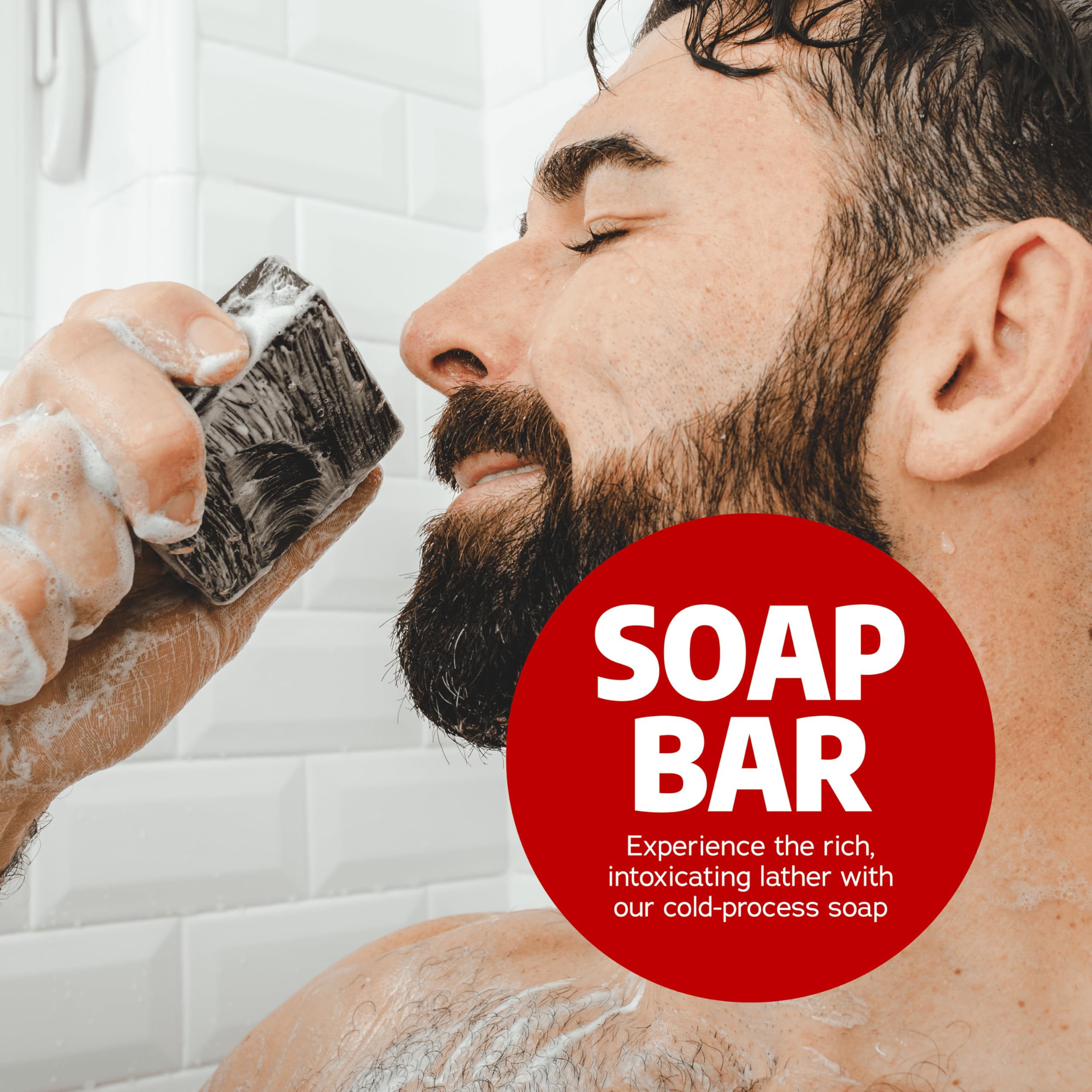 Dr. Squatch uso diario en la ducha, aroma duradero que acompaña la rutina.