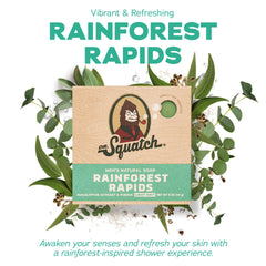 Dr Squatch Coco Naufragado, jabón natural con fragancia tropical y hidratación suave.