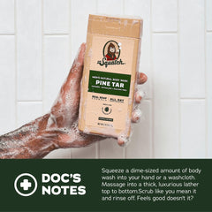 Dr. Squatch Coconut Castaway espuma cremosa con aroma tropical