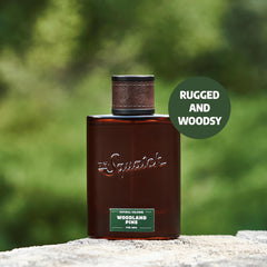 Envase sostenible de Dr. Squatch Woodland Pine con Cedro de Virginia.