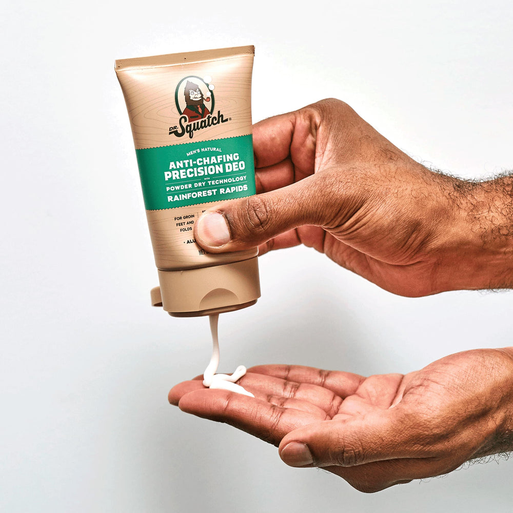 Dr. Squatch Rainforest Rapids, producto dermatológicamente probado para piel masculina