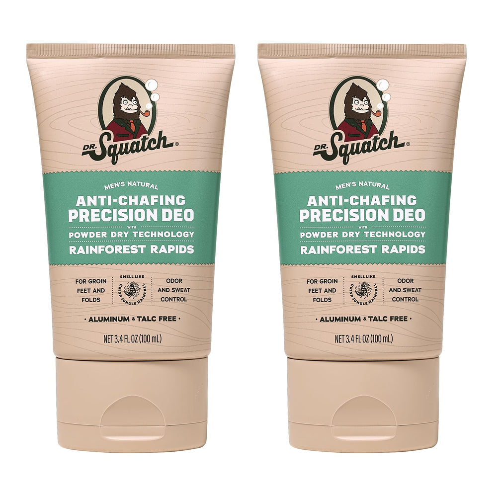 Dr. Squatch Desodorante Rainforest Rapids en botella, control del olor para hombres