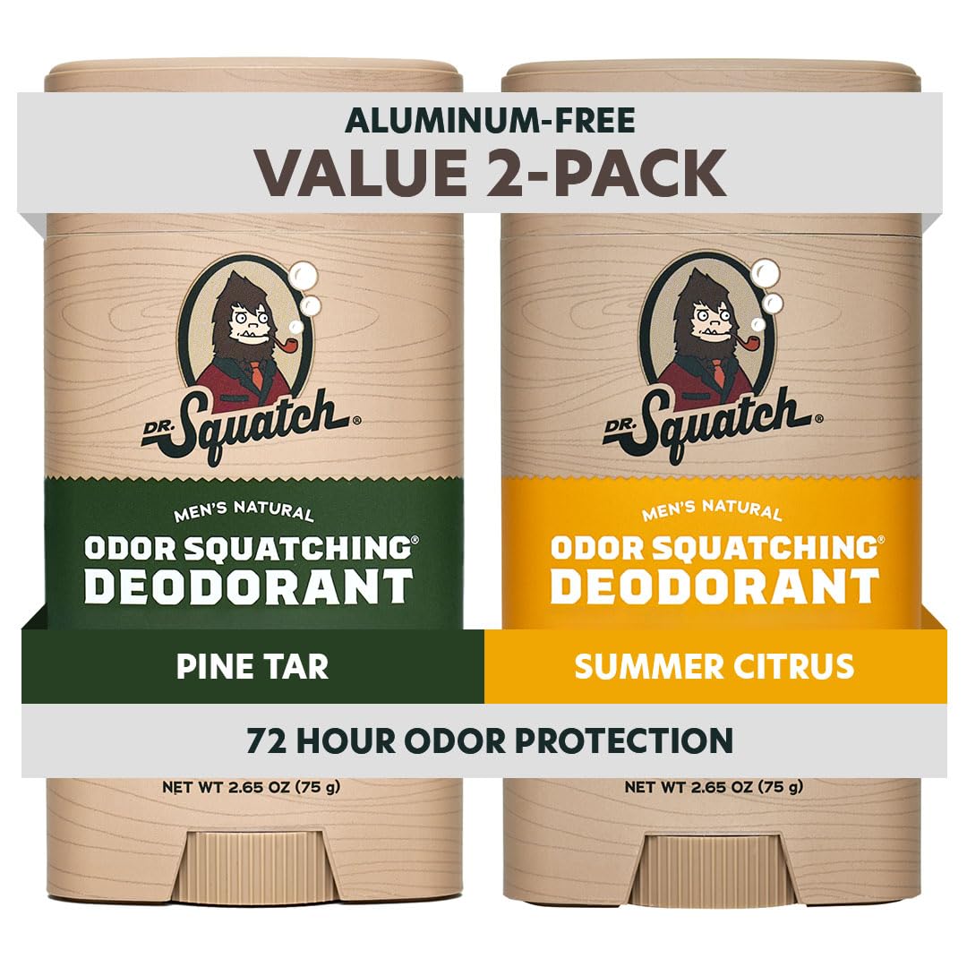 Dr. Squatch Desodorante Pine Tar frontal: protección natural sin aluminio