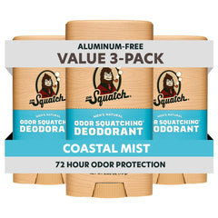 Dr. Squatch desodorante natural sin aluminio en barra para uso diario