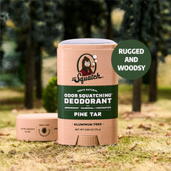 Dr. Squatch desodorante sin aluminio para hombre, carbón activo ayuda a contener olores