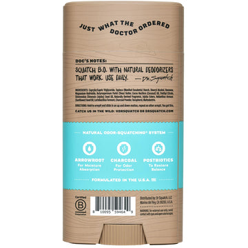 Dr. Squatch protección de 72 horas para días activos