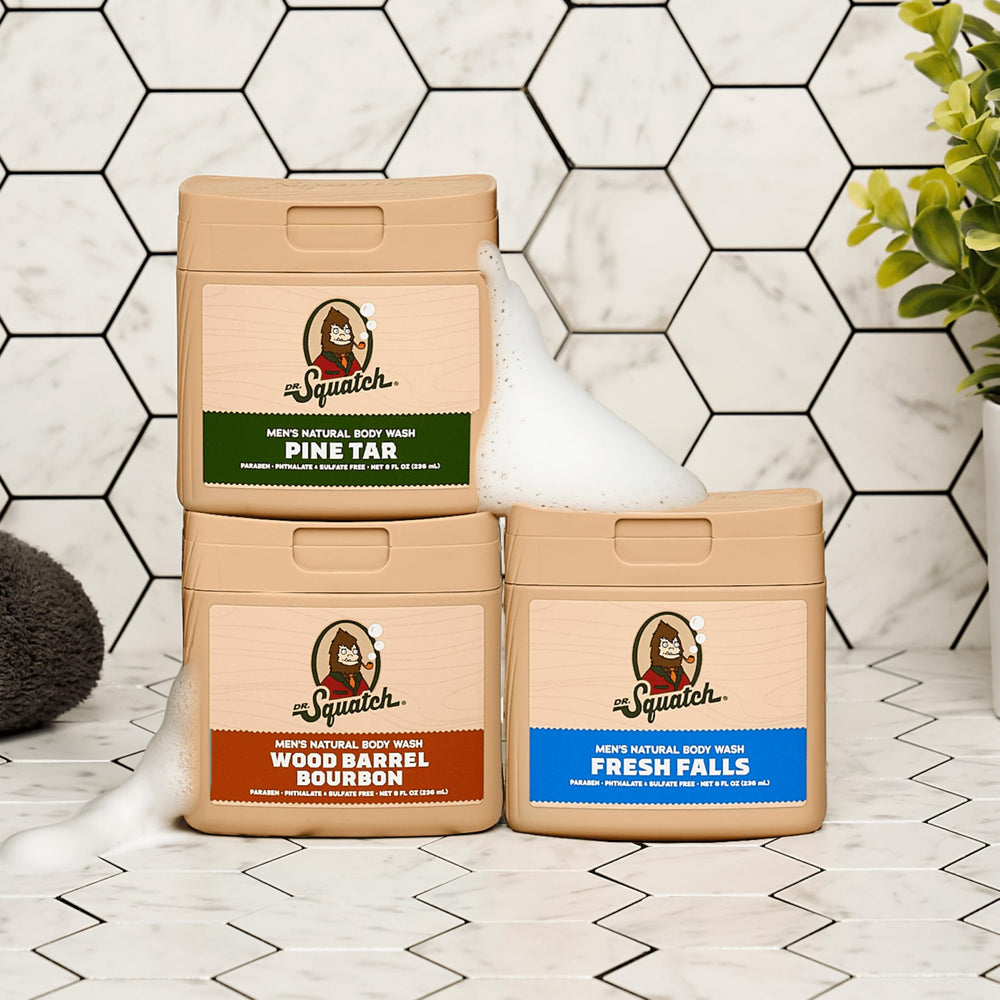 Dr. Squatch texture mousse – mousse riche pour hydratation douce