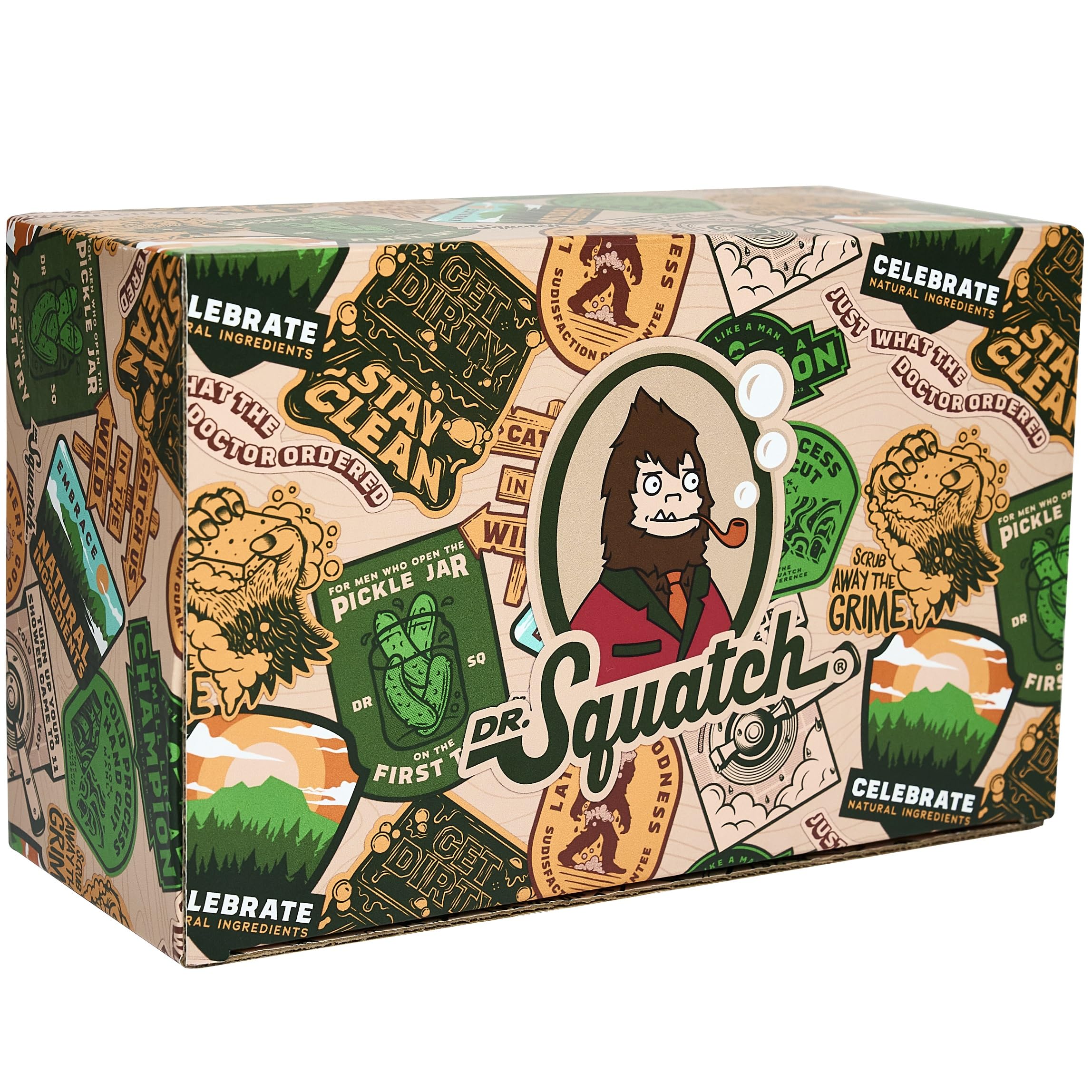 Parfums naturels Dr. Squatch évitent les arômes synthétiques.
