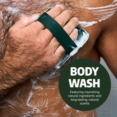 Dr. Squatch Jabon Cuerpo ingredientes naturales Castaway para hidratación.