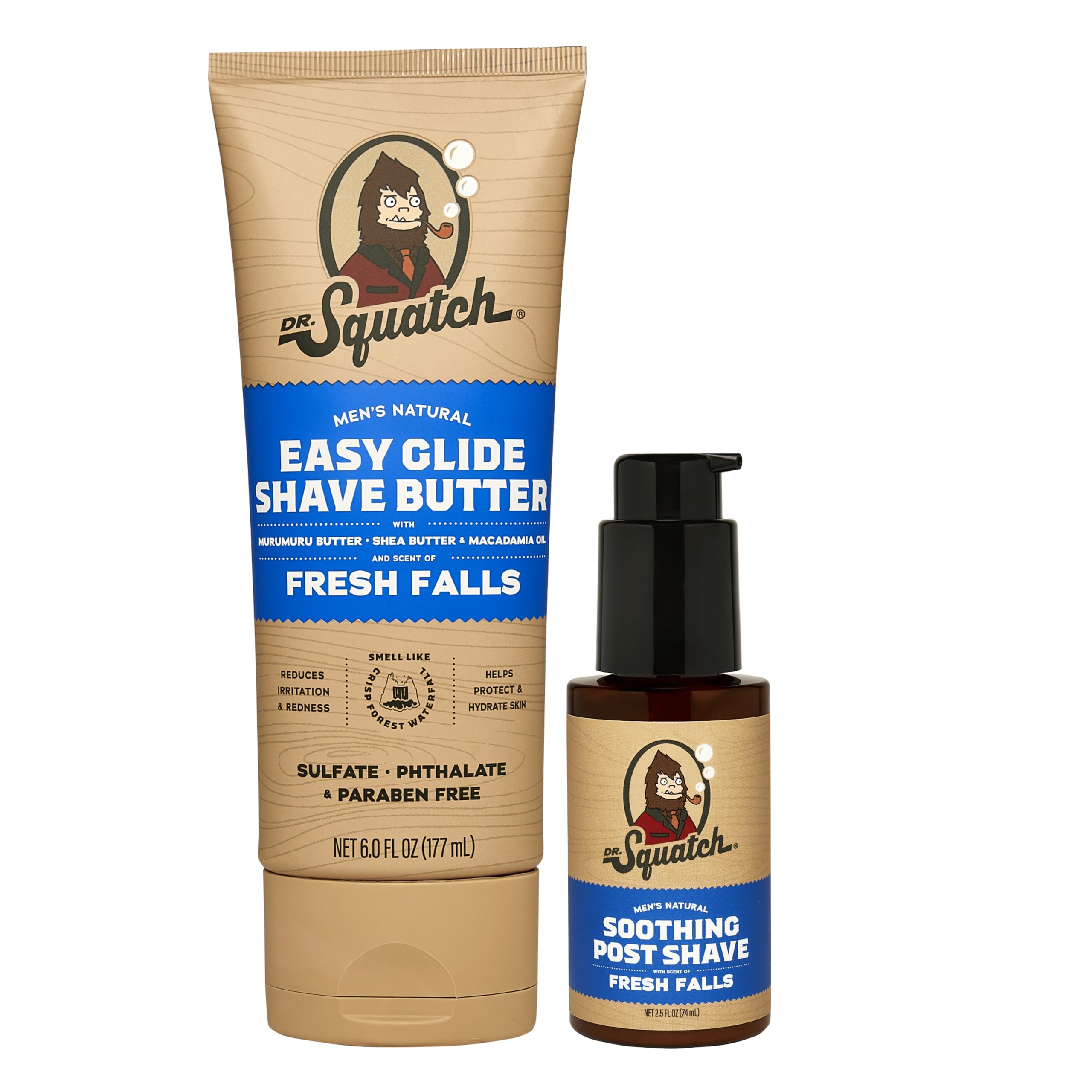 Dr. Squatch mantequilla deslizante fácil para un afeitado suave y cómodo