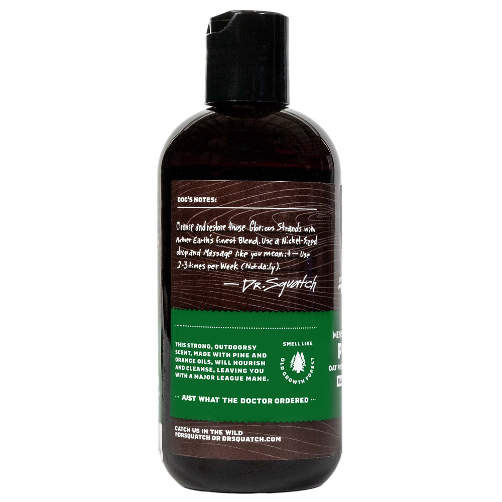Dr. Squatch Poix de Pin – texture crèmeuse facilite le massage capillaire.