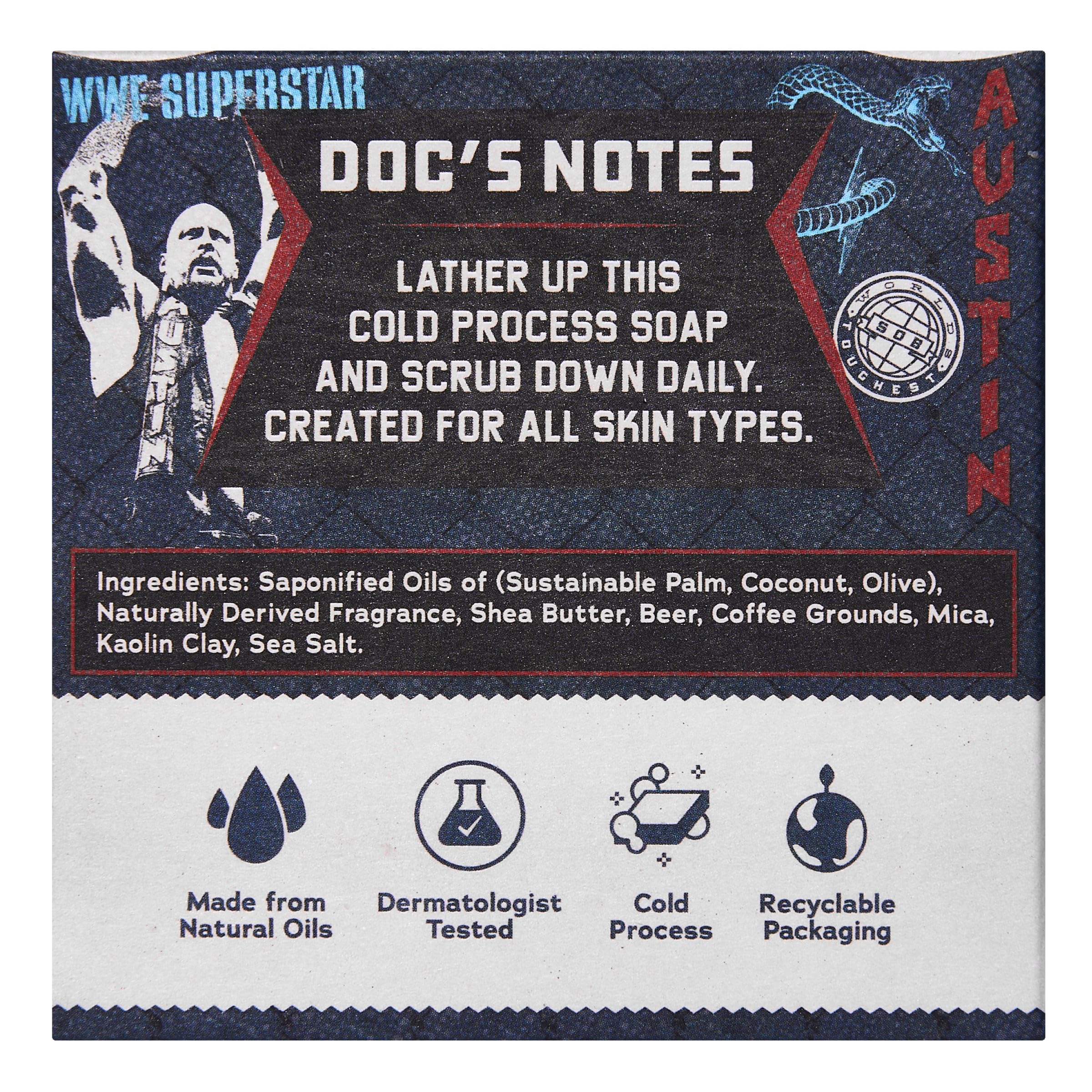 Dr. Squatch WWE Desodorante Doble Regalo: set dual para protección diaria