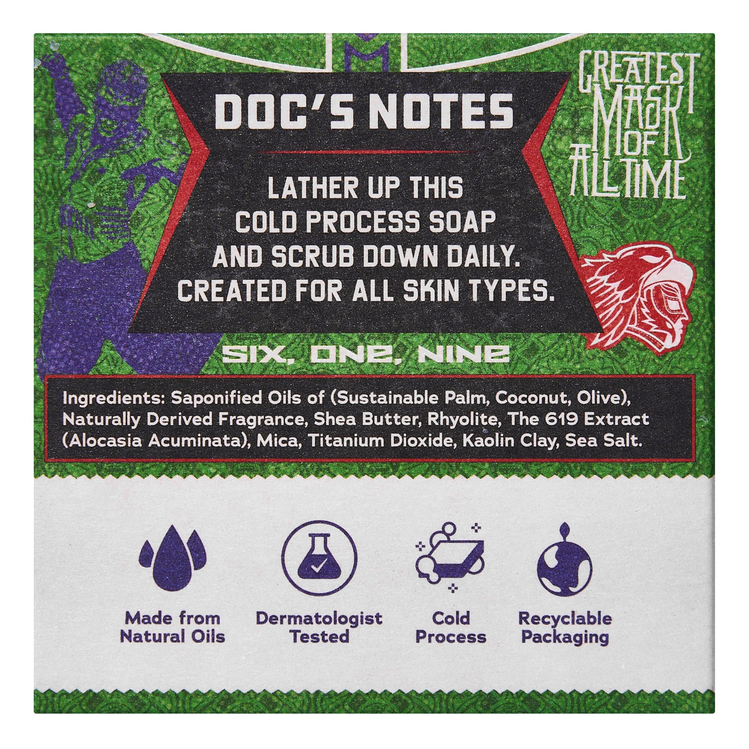 Dr. Squatch WWE Presentación Regalo: estuche regalo con aroma y cuidado