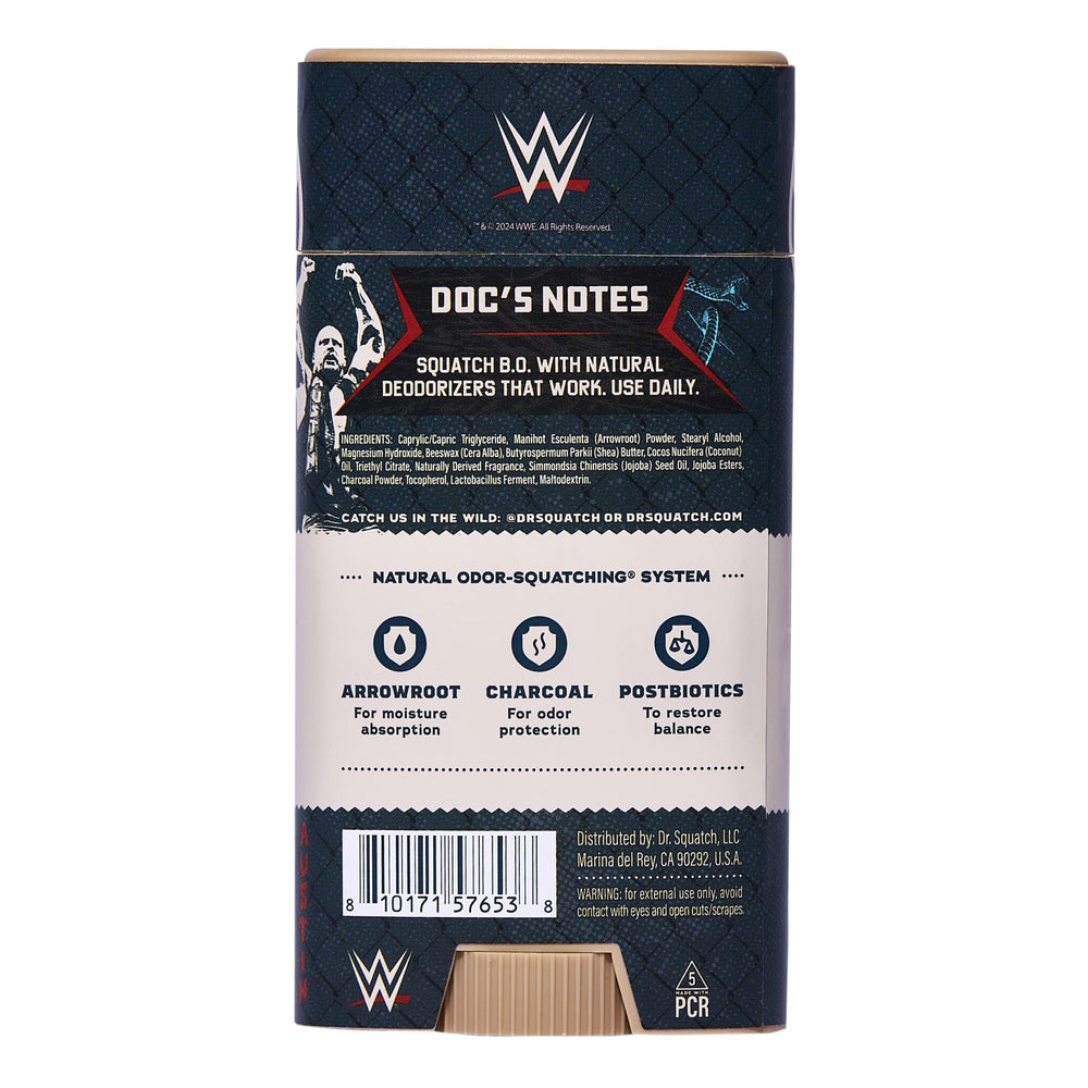 Dr. Squatch WWE Textura Jabón: primer plano de superficie natural y suave