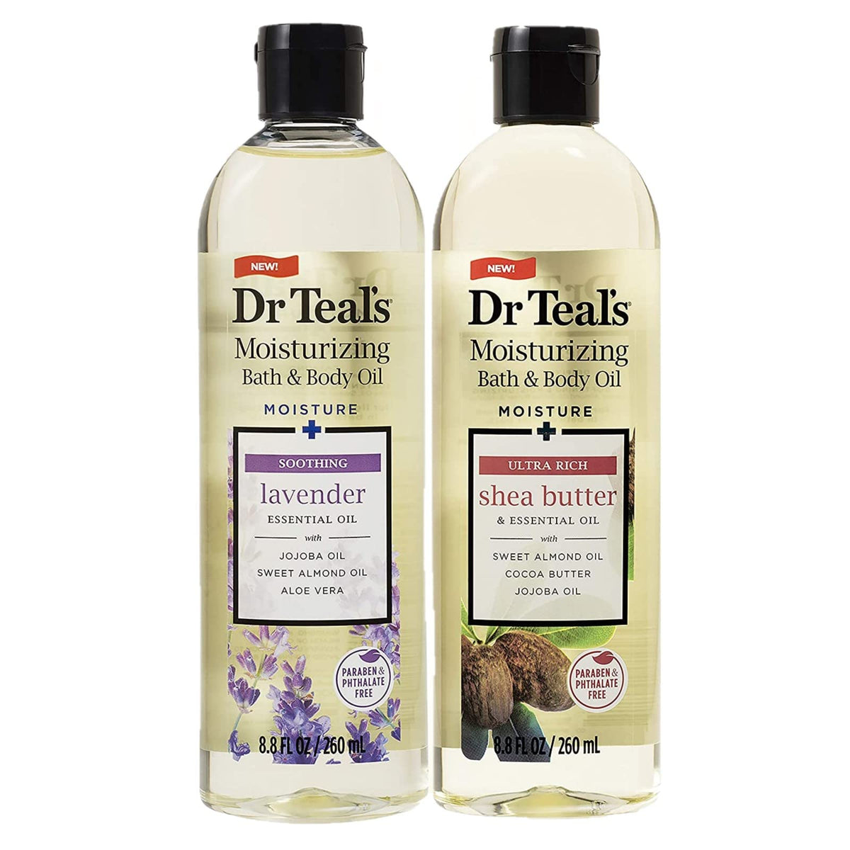 Dr Teal's lavanda suave: botella de aceite para baño con aroma calmante.