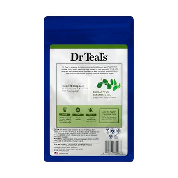 Dr Teal's aceites esenciales de eucalipto y menta para aroma calmante.