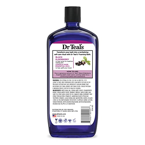 Dr Teal's Momento de spa en casa con aroma de saúco.