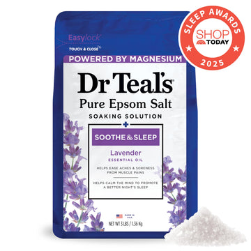 Dr Teal's aroma de lavanda para calmar la mente durante el baño.