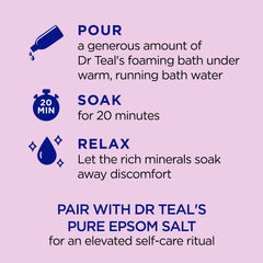 Dr Teal's Aroma de saúco relajante para ritual de aromaterapia diario.