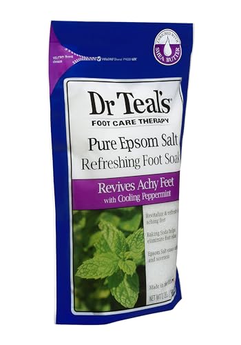 Dr Teal's bicarbonato ayuda a eliminar el mal olor de los pies.