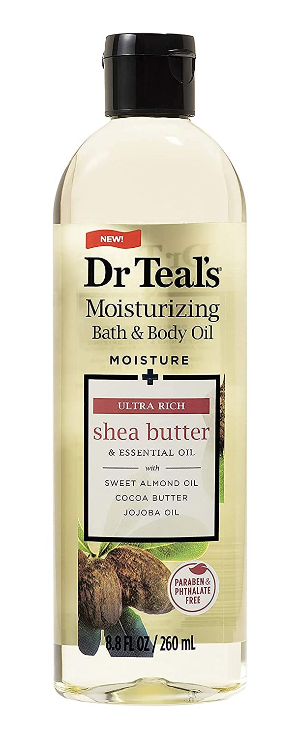 Botella Dr Teal's lavanda: aroma relajante para spa en casa.