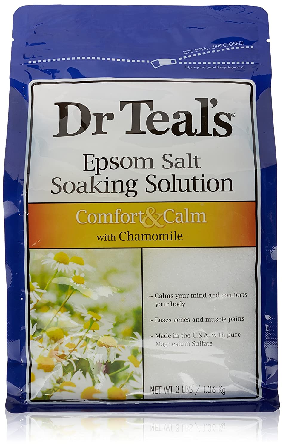 Dr Teal's Camomille: arômes relaxants pour un rituel après l’effort