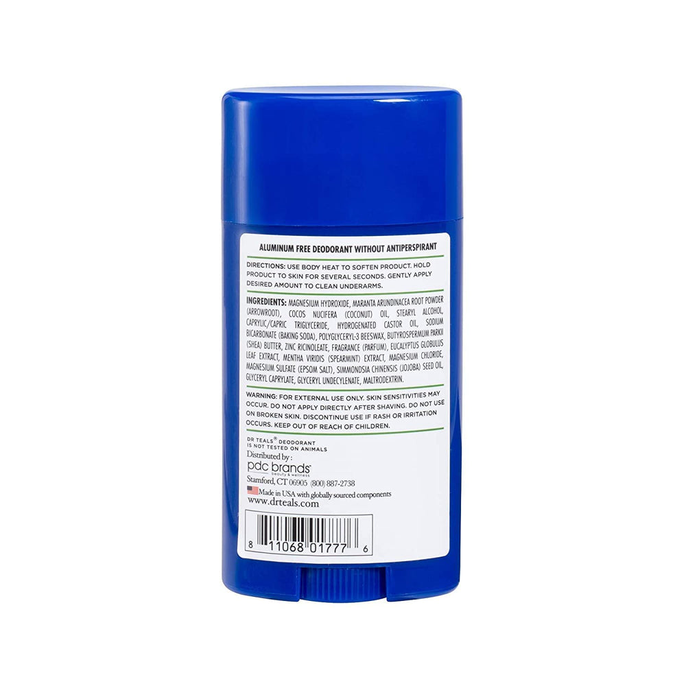 Dr Teal's desodorante, textura cremosa con manteca de karité para uso diario