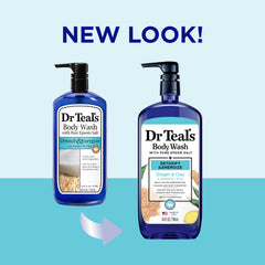 Dr Teal's detox energizante con jengibre y arcilla revitaliza la piel