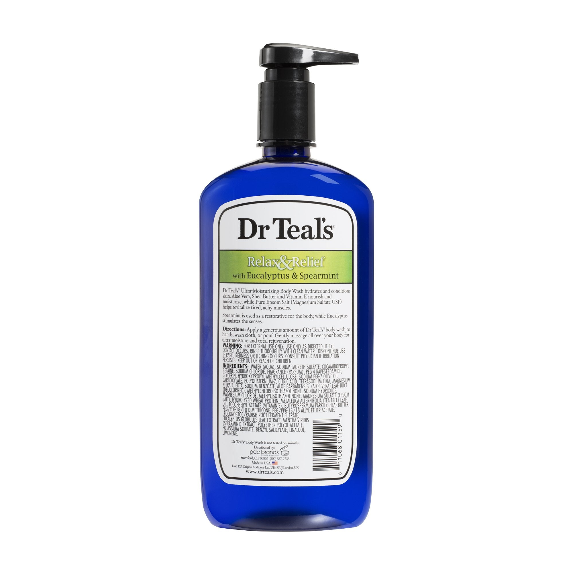 Dr Teal's eucalyptus: fraîcheur revitalisante et détente.