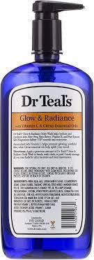Dr Teal's agrumes: parfum frais pour énergie légère.