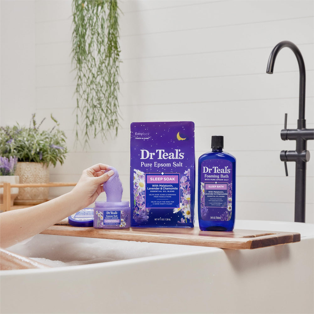Dr Teal's exfoliante suave para ducha con sales epsom.