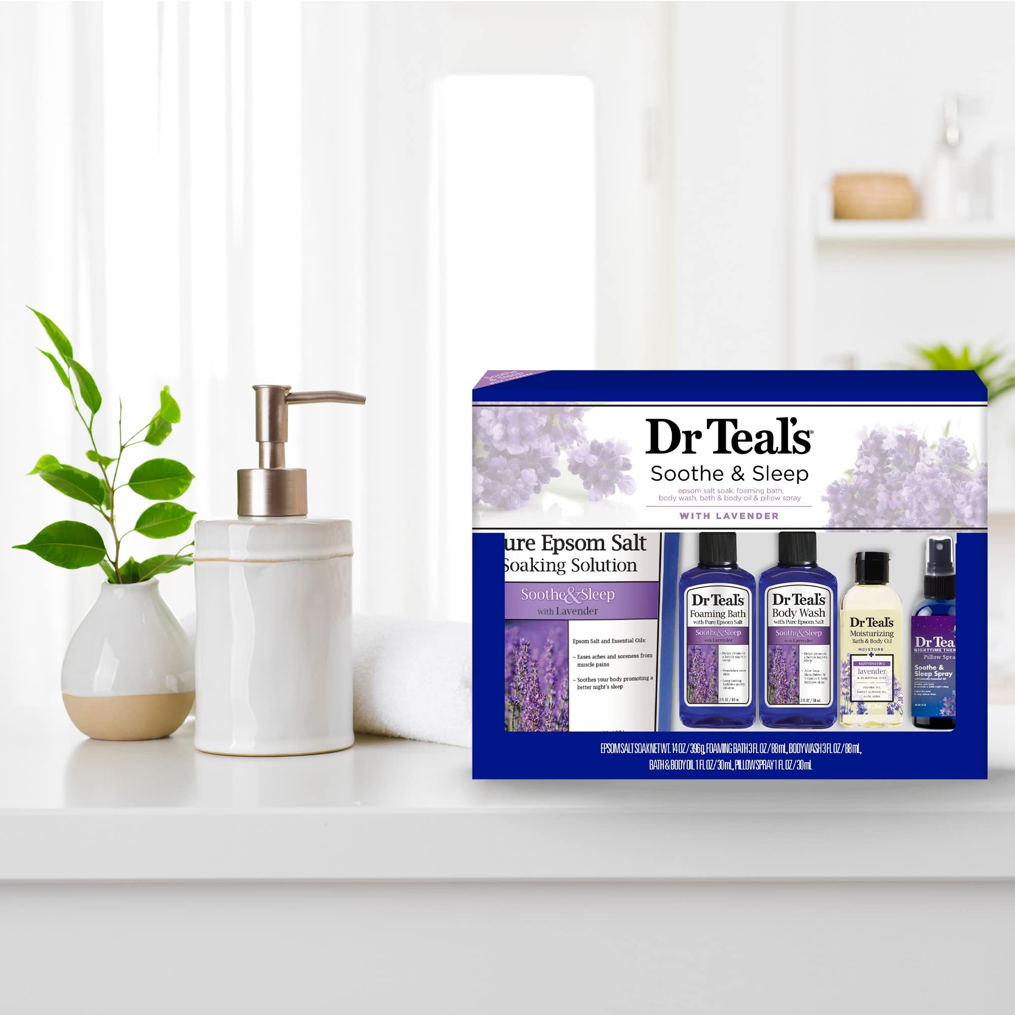 Dr Teal's Lavender Soothe & Sleep: baño espumoso para una experiencia relajante.