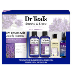 Dr Teal's Lavender Soothe & Sleep: sal de epsom para relajación muscular.